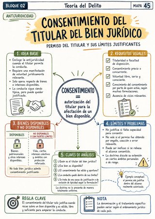 Mapa mental: Teoría del Delito