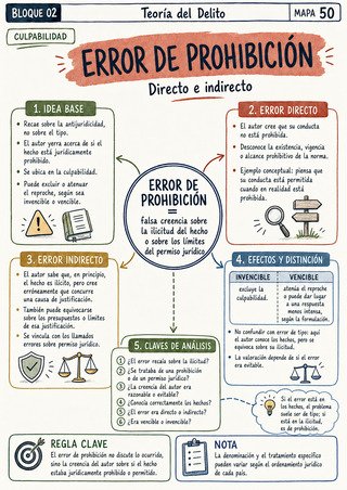 Mapa mental: Antijuridicidad