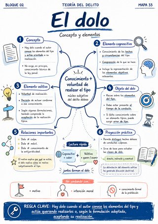 Mapa mental: Error de Tipo y Error de Prohibición
